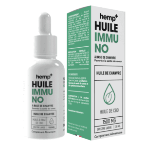 CBD OIL : HUILE DE CHANVRE BIO : 4500 MG - HEMP+