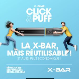 XBAR CLICK AND PUFF - ECIG RECHARGEABLE  - X bar