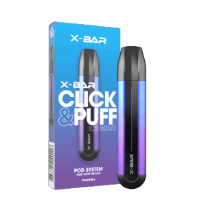 POD Click & Puff X-Bar – Couleur Sky Purple