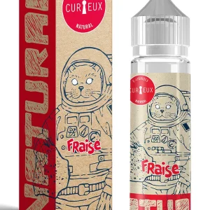E-liquide Fraise sans PG 50ml Curieux – Base Végétol – Jwell Sénas